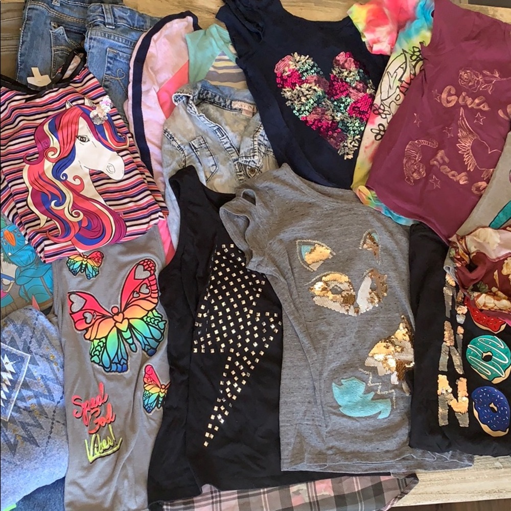 Girls clothing lot- must see!! Sizes 8-10/12